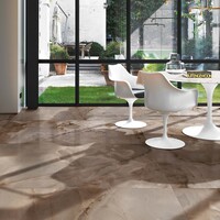 Vloertegel Florim Reves De Rex Douglas & Jones 60x120 Magnum Choco Glans (Doosinhoud: 2.16 m2)