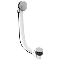 Badafvoercombinatie Polysan 80 cm  Met waste 72 mm Chrome