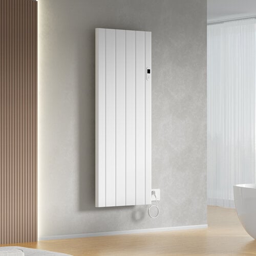 Elektrische Radiator BWS Boss 2.0 Met Wifi 2000W 160x60.8 cm Glanzend Wit 