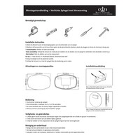 Badkamerspiegel BWS Torea 100x66cm Horizontaal LED