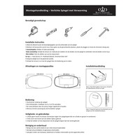Badkamerspiegel BWS Torea 140x74cm Horizontaal LED
