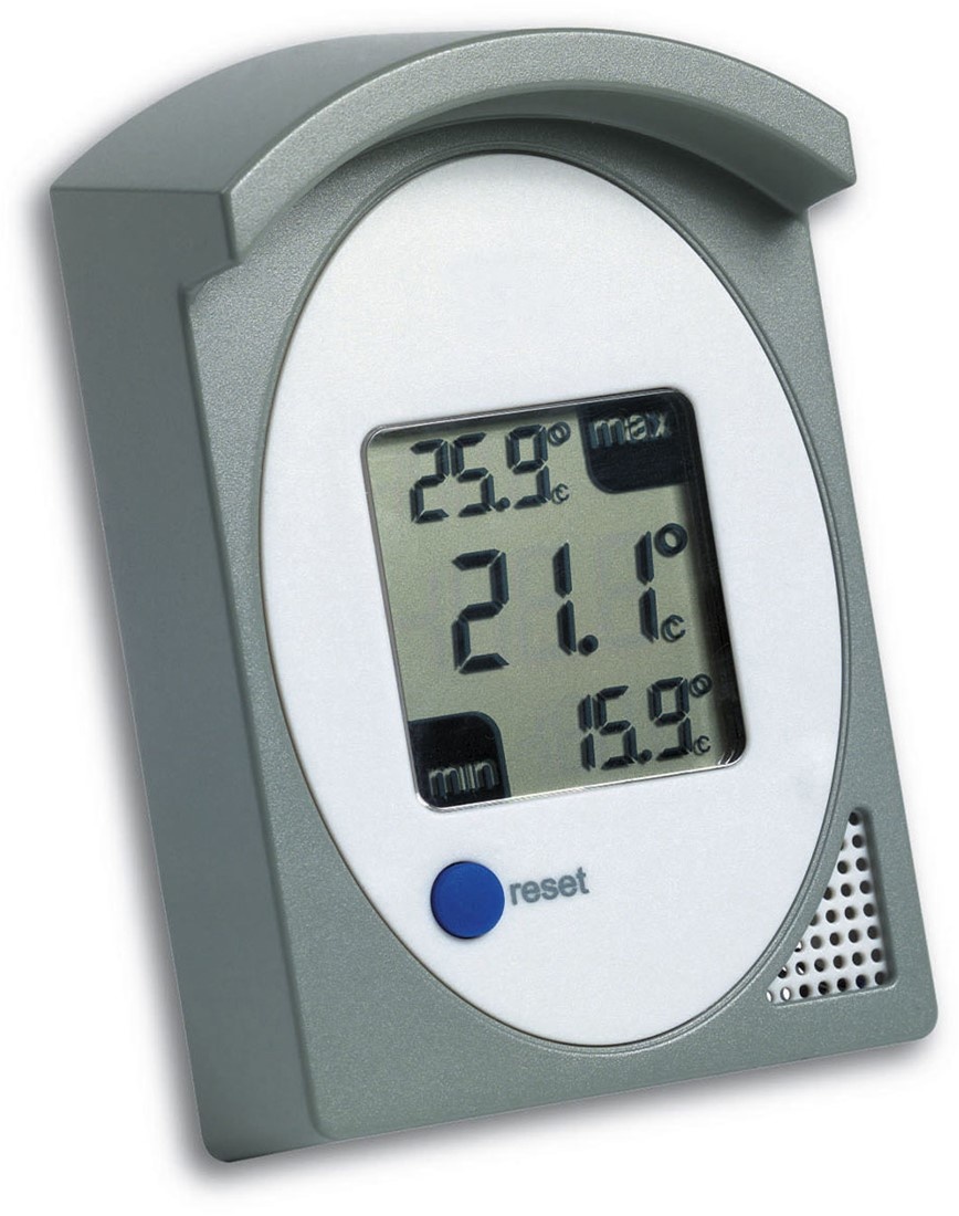 schrobben Snel grafisch TFA Thermometer binnen / buiten digitaal - max-min - TEGAPO watertechniek