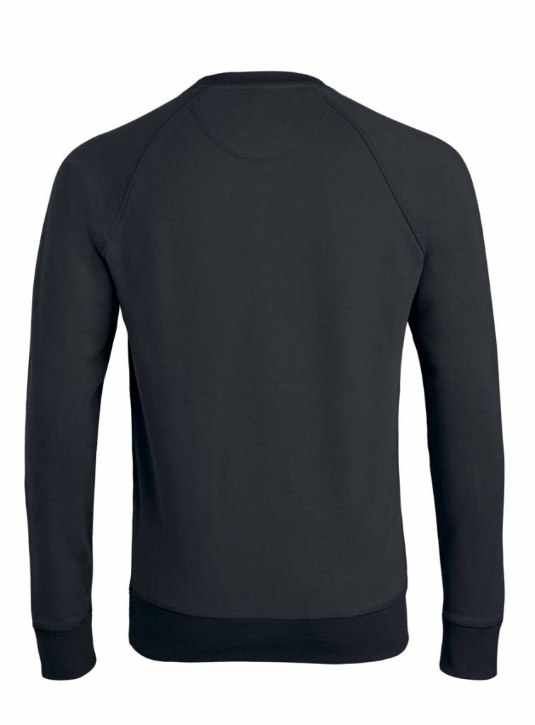 SWEATSHIRT MBA MANNEN ZWART - klein logo