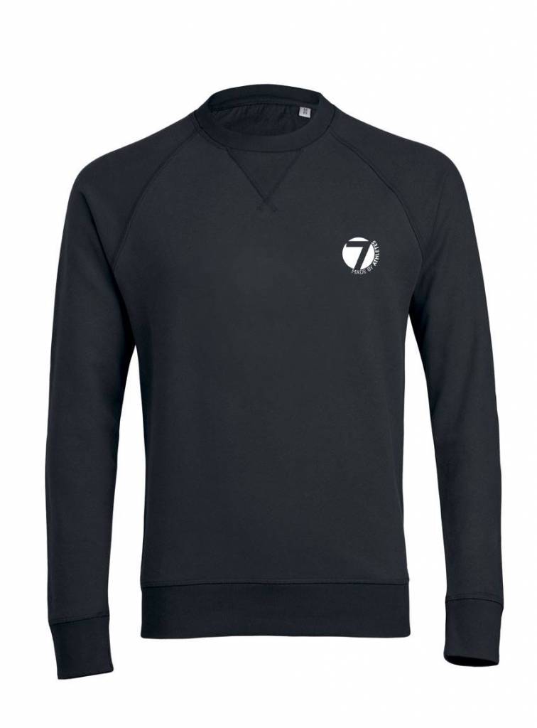 SWEATSHIRT MBA MANNEN ZWART - klein logo