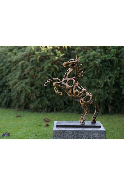Skulptur aus Pferdedraht