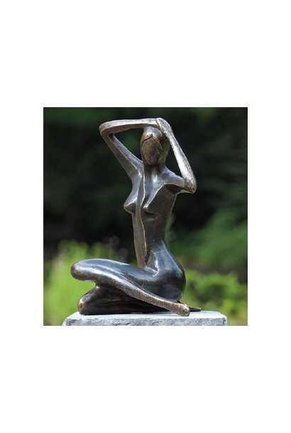 ▷ Demi buste de femme de face 6 by Hassan Laamirat, 2023, Sculpture