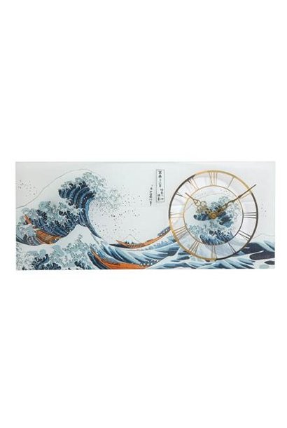 The Great Wave - Clock
