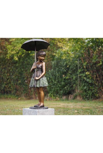 Girl with umbrella