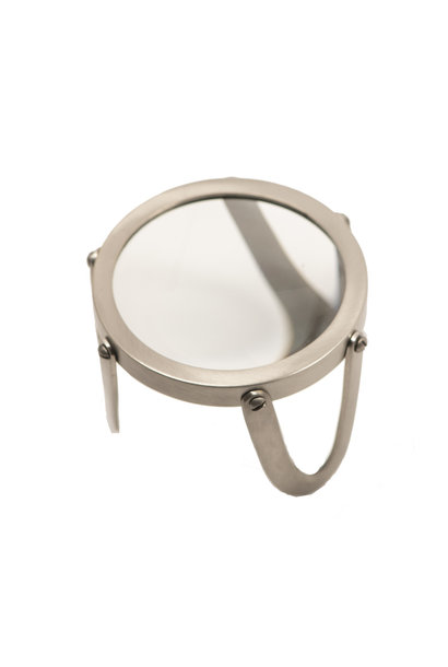 Desk Magnifier 3", Pewter