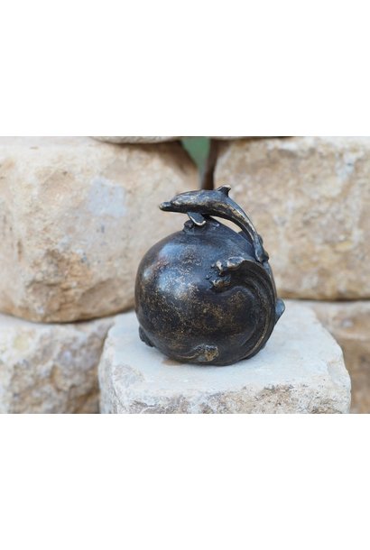 Mini urn with dolphin