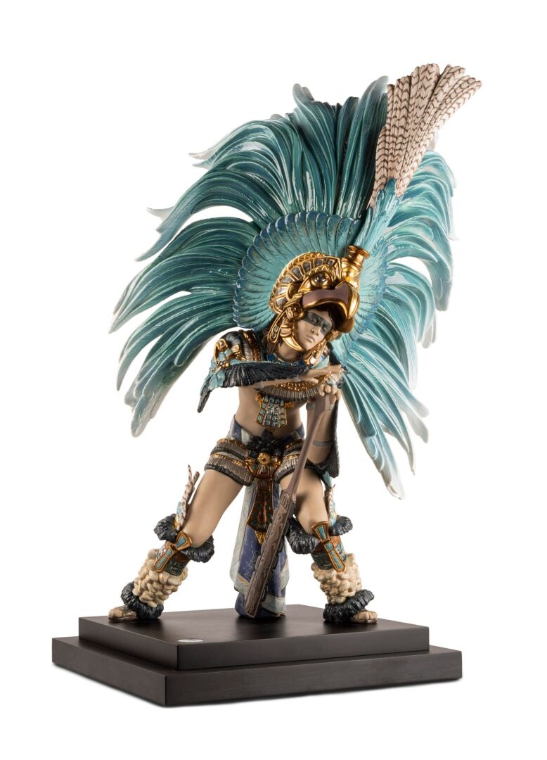 Lladro Aztec dance sculpture. Limited edition.Francisco Polope -  HeartofArt; the Art of Giving