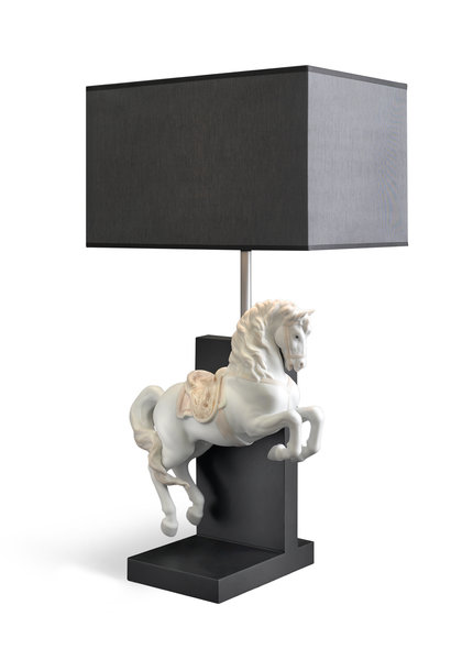 Horse on courbette - Lamp