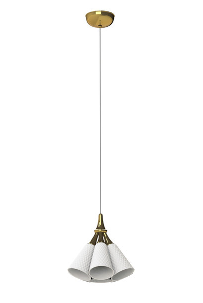 Jamz Hanging Lamp. Gold