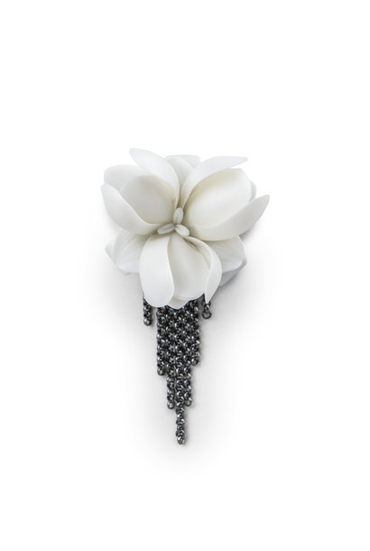 Orchid broche