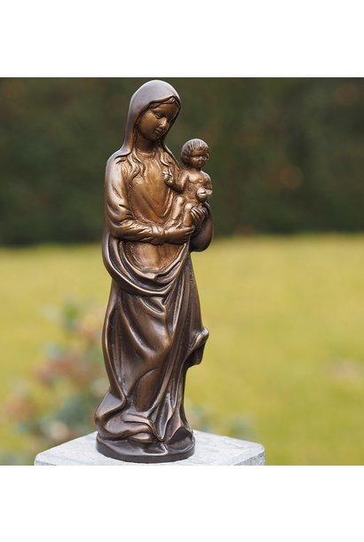 Bronze    Mary with baby Jesus