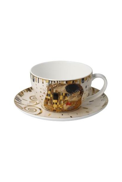 Gustav Klimt Der Kuss - Tee-/Cappuccinotasse