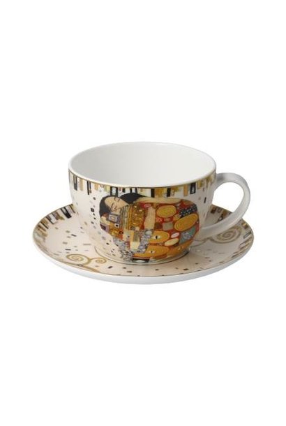 Gustav Klimt Die Erfüllung - Tee-/Cappuccinotasse