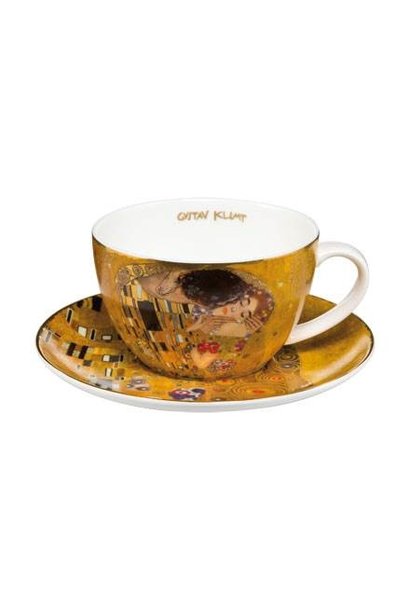 Gustav Klimt Der Kuss - Tee- / Cappuccinotasse