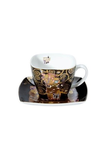 Gustav Klimt Die Erfüllung - Kaffeetasse