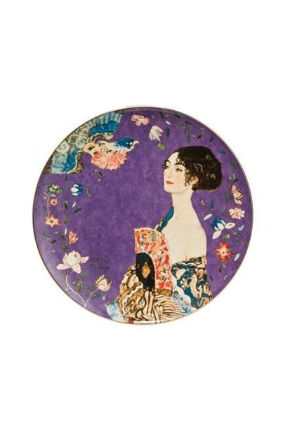 Lady with Fan - Wall Plate