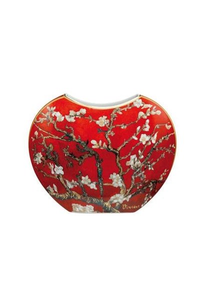 Vincent van Gogh - Almond tree red porcelain vase