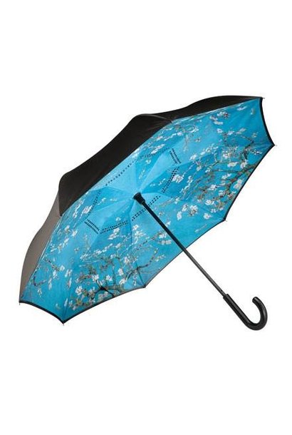 Vincent van Gogh - Almond tree blue 100% polyester upside-down umbrella