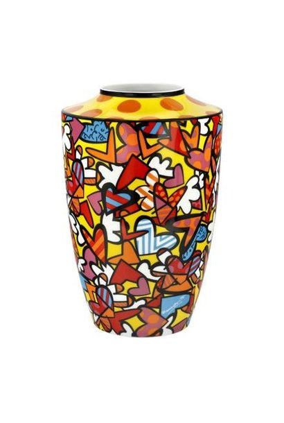 Porzellan Vase - Alles was wir brauchen ist Liebe