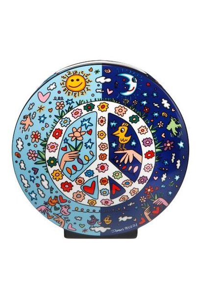 James Rizzi -Give Peace a Chance Vase