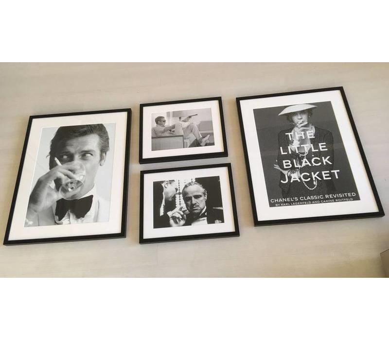 Fotolijst zwart frame - Marilyn Monroe 7 year itch  - 63 x 83 cm