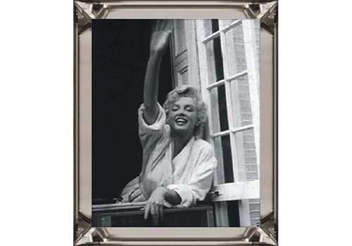 Fotolijst Marilyn Monroe Zwaaiend - brons 50x60