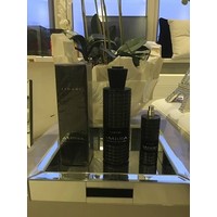 Linari set interieurparfum diffuser en roomspray - zwart Ambra
