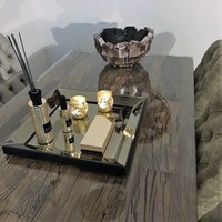 Linari set interieurparfum diffuser, roomspray en kaars - goud Opale