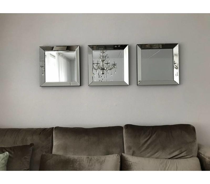 Spiegellijst met spiegel - 50x50 cm