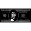 Aluminium Art - Dollar Scarface Zilver