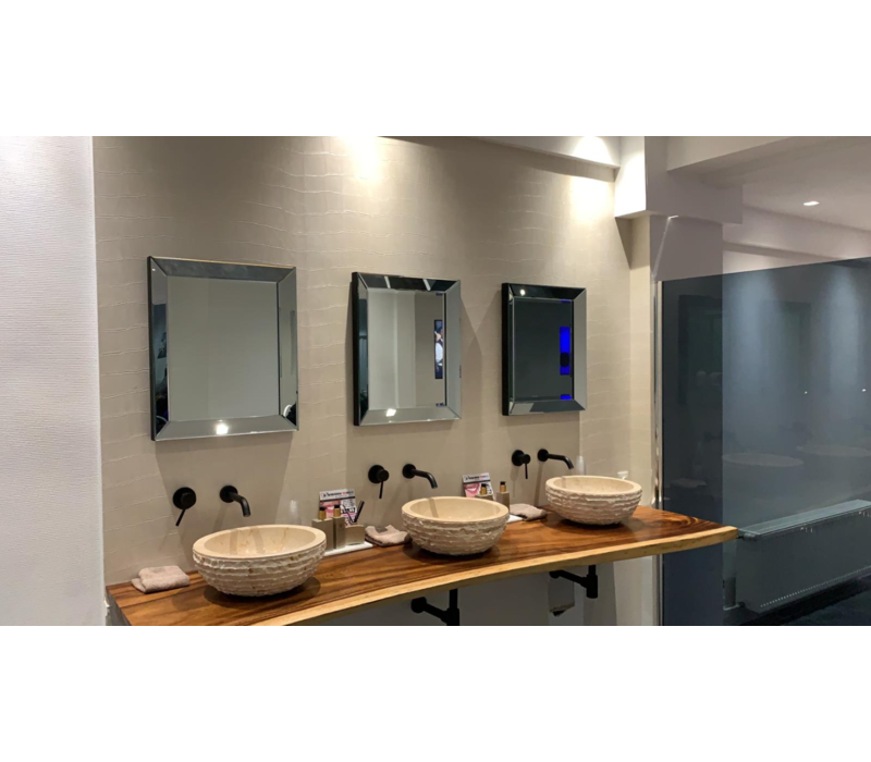 Set van 3 -  Spiegels met spiegelrand 50x60 cm