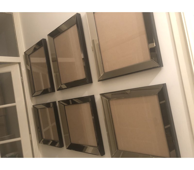 Spiegellijst fotolijst - brons 50x50