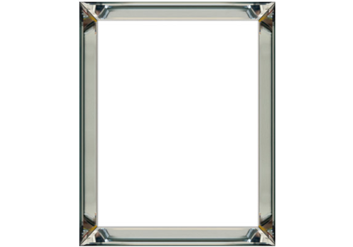 Set van 4 - fotolijsten 50x50 cm - zilver