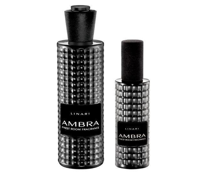 Linari interieurparfum diffuser -zwart Ambra