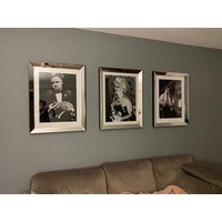 Spiegellijst fotolijst - zilver 70x90