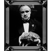 Spiegellijst  Marlon Brando Godfather The Cat  - zilver 50x60