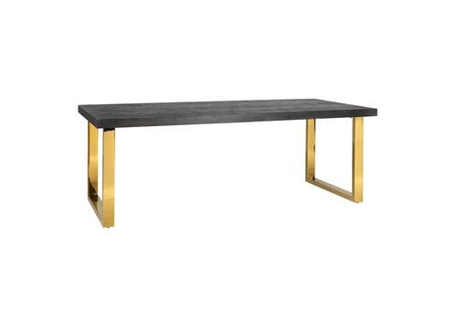 Richmond Richmond eettafel Blackbone 220 cm goud