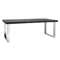 Richmond eettafel Blackbone 220 cm zilver