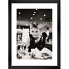 Fotolijst zwart frame - Audrey Hepburn Breakfast at Tiffany - 63 x 83 cm