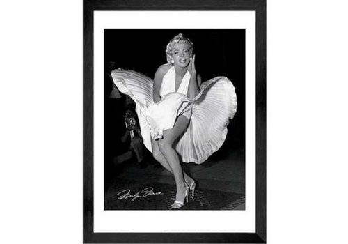 Fotolijst zwart frame - Marilyn Monroe 7 year itch  - 63 x 83 cm