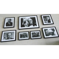 Fotolijst zwart frame - Marilyn Monroe Chanel No 5 - 43x53 cm