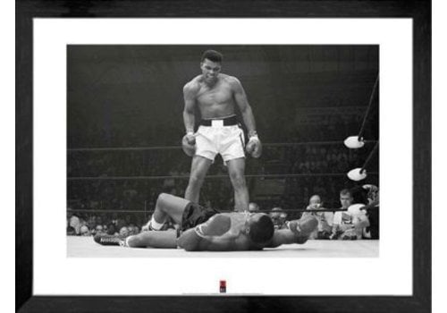 Fotolijst zwart frame - Muhammad Ali versus Liston - 63 x 83 cm