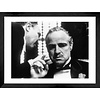 Fotolijst zwart frame - The Godfather Whispering - - 63 x 83 cm