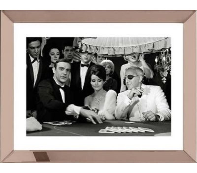 Spiegellijst James Bond Thunderball Casino - brons 70x90