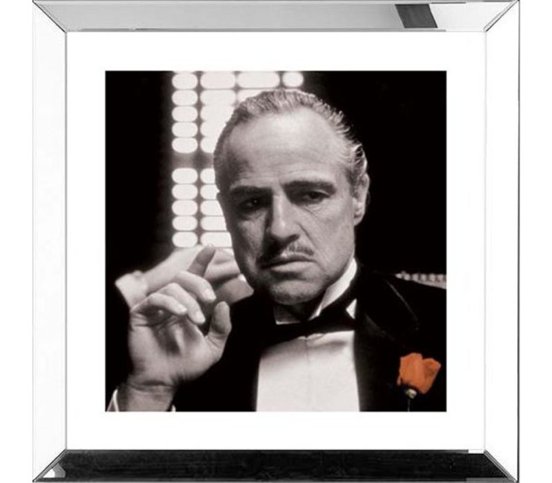 Spiegellijst The Godfather Tuxedo - zilver 50x50