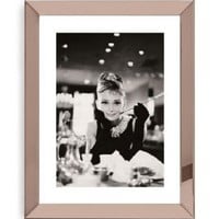 Set 3 spiegellijsten 50 x 60 met posters - brons